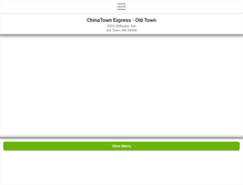 Tablet Screenshot of chinatownexpressoldtown.com